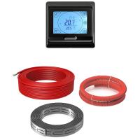 Греющий кабель (секция нагревательная) Vimarr L 541L700KS38-220B-M1-22 38м 684 Вт (3,5-4,67 м2) с черным программируемым сенсорным терморегулятором