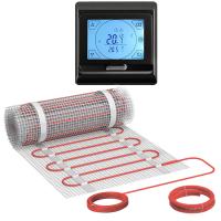 Теплый пол Vimarr L 540L2100KM14.0-M1-22 14 м2 2100 Вт с черным программируемым сенсорным терморегулятором Теплый пол Vimarr L 540L2100KM14.0-M1-22 14 м2 2100 Вт с черным программируемым сенсорным терморегулятором