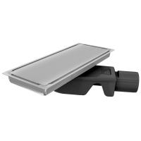 Трап душевой Vimarr C-2 514C233111050 30х12 см из нержавеющей стали, с горизонтальным выходом D50 мм, решетка хром