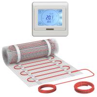 Теплый пол Vimarr L 540L300KM2.0-M1-21 2 м2 300 Вт с белым программируемым сенсорным терморегулятором