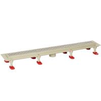 Трап линейный (душевой лоток) Vimarr A.0 517A48001050 800 мм с вертикальным выходом D50 мм, с решеткой хром