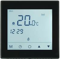 540TM1058-1052 Терморегулятор Vimarr (черный) WIFI сенсорный программируемый с ЖК дисплеем и двумя датчиками/до 3,5 кВт (встраиваемый) 540TM1058-1052