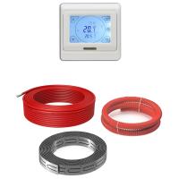 Греющий кабель (секция нагревательная) Vimarr L 541L400KS23-220B-M1-21 23м 414 Вт (2-2,67 м2) с белым программируемым сенсорным терморегулятором