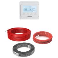 Греющий кабель (секция нагревательная) Vimarr L 541L150KS9-220B-M1-11 9м 162 Вт (0,75-1 м2) с белым программируемым терморегулятором