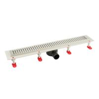 Трап линейный (душевой лоток) Vimarr D.0 517D35001050 500 мм с горизонтальным выходом D50 мм, с решеткой хром Трап линейный (душевой лоток) Vimarr D.0 517D35001050 500 мм с горизонтальным выходом D50 мм, с решеткой хром
