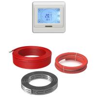 Греющий кабель (секция нагревательная) Vimarr L 541L700KS38-220B-M1-21 38м 684 Вт (3,5-4,67 м2) с белым программируемым сенсорным терморегулятором