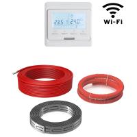 Греющий кабель (секция нагревательная) Vimarr L 541L400KS23-220B-M1-31 23м 414 Вт (2-2,67 м2) с белым WiFi программируемым терморегулятором