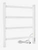 Полотенцесушитель электрический профильный Vimarr Kaskad LNK-VMRKePT56W 500х600 лесенка, белый