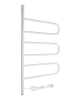 Электрический полотенцесушитель Vimarr Kaskad PSNkVMRKe4575W 450x750 поворотный с греющим кабелем, белый матовый