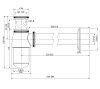 Металлический сифон для раковины Vimarr Drainage 5180031000, хром