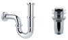 Набор 2 в 1 Vimarr Drainage 5180021002, сифон для раковины, донный клапан без перелива, хром